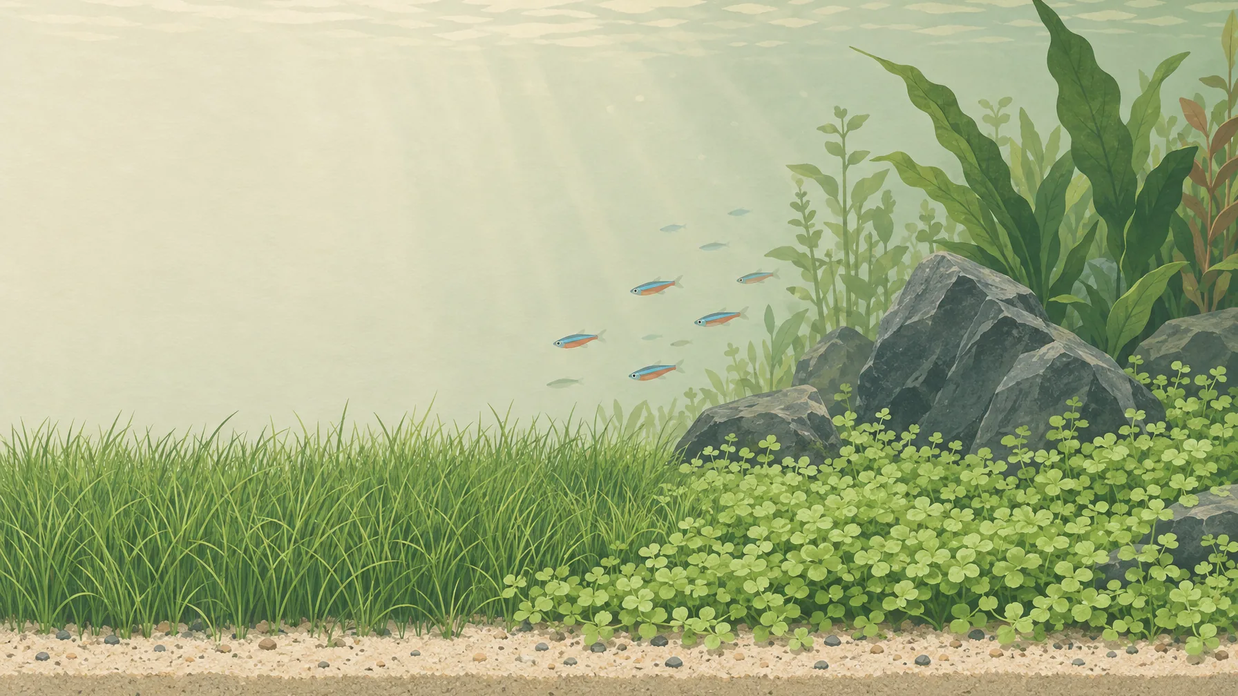 Dwarf hairgrass vs Monte Carlo